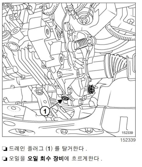 SM3 ZE 감속기 오일 교체 필요장비