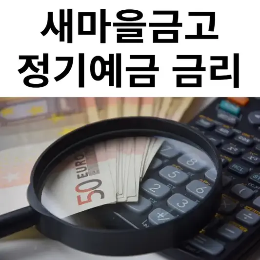 새마을금고 정기예금 금리