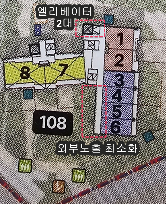 철산역자이 49형 복도 도면