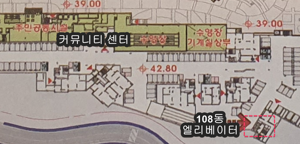 철산역자이 49형 커뮤니티 이용 그림